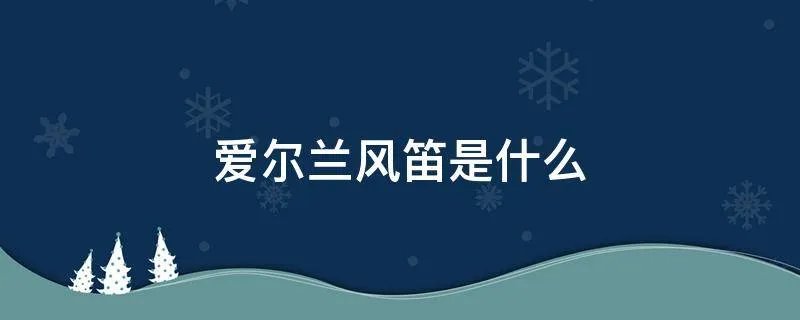 爱尔兰风笛是什么