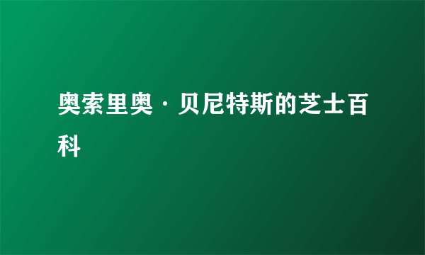 奥索里奥·贝尼特斯的芝士百科