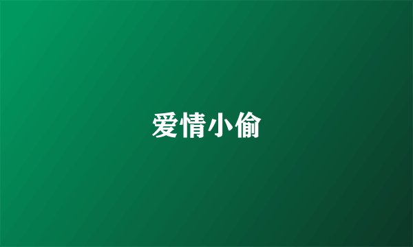 爱情小偷