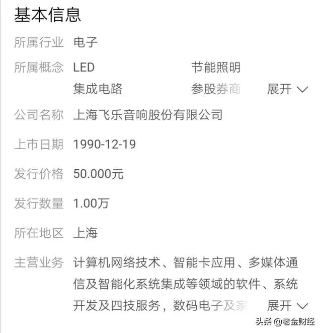 新中国第一批上市股票