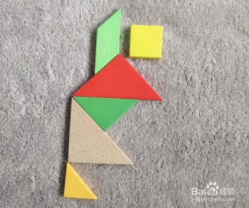 用七巧板怎么拼一个正在舞蹈的热情蒙古人呢?