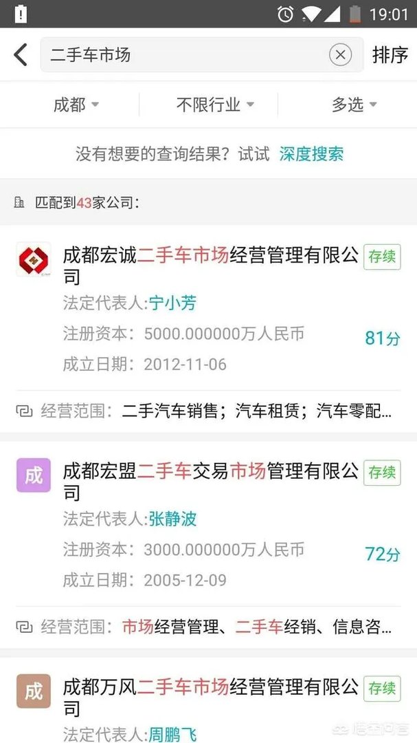 成都正规的二手车市场