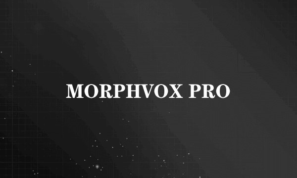 MORPHVOX PRO