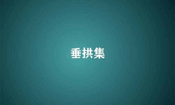 垂拱集