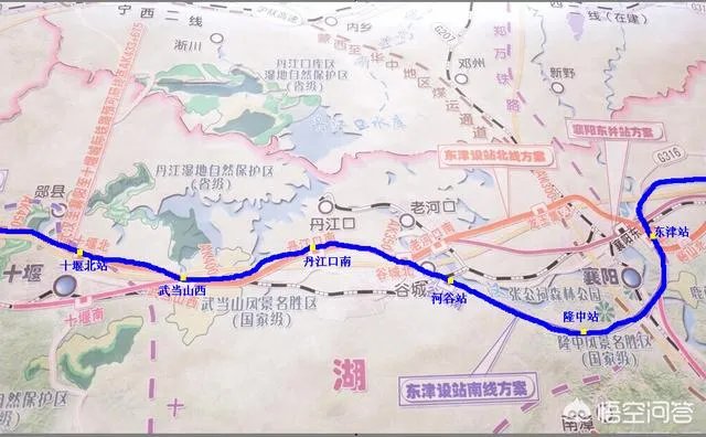 西武高铁老河口段经过哪些地方？