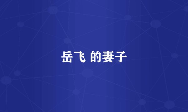 岳飞 的妻子