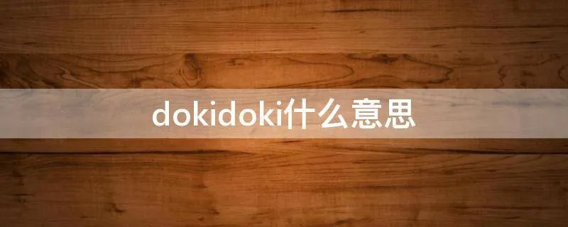 dokidoki什么意思