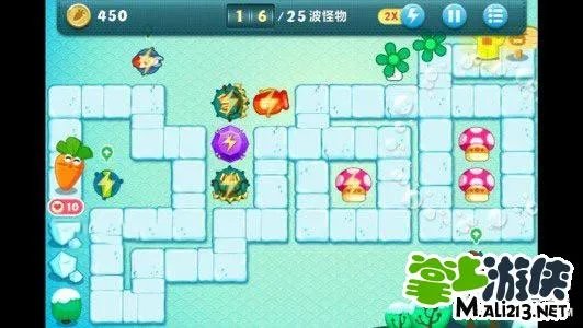 保卫萝卜冬季10攻略 冬季主题第10关金萝卜