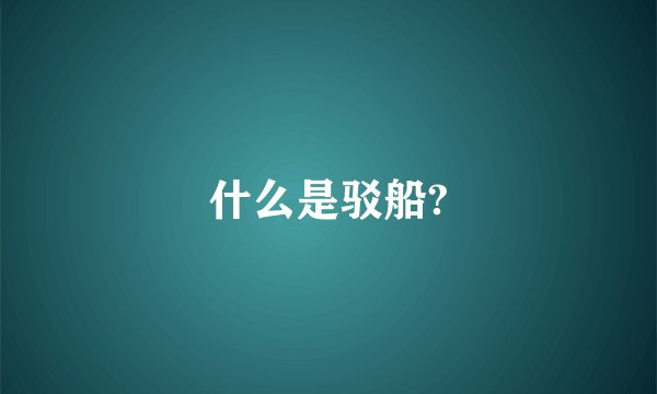 什么是驳船?