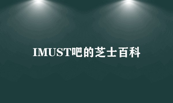 IMUST吧的芝士百科