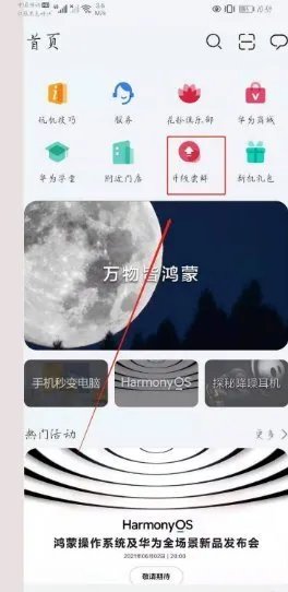 华为nova3e怎么升级鸿蒙系统