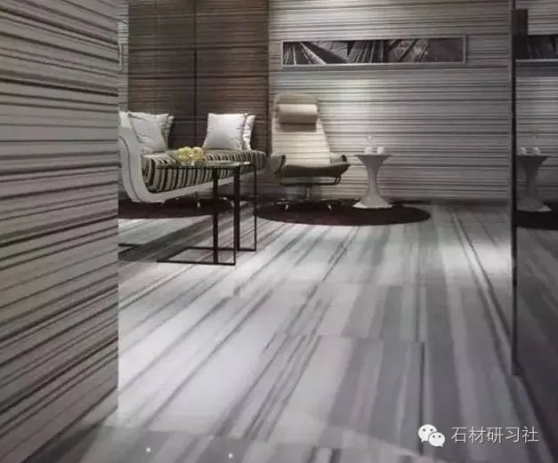 具有视觉延伸效果的直纹白大理石及装饰应用案例