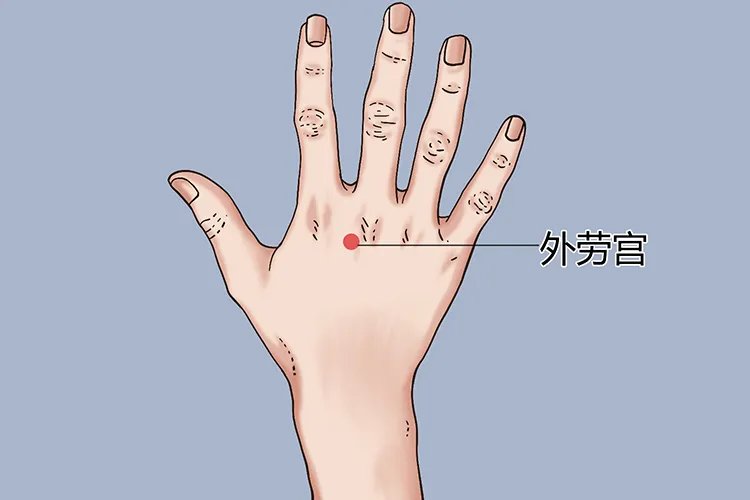 外劳宫的准确位置图