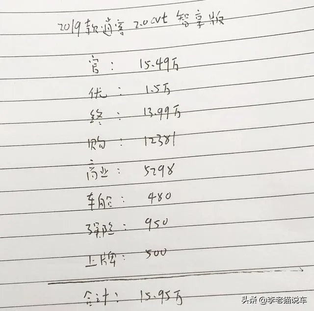 逍客标配多少钱？