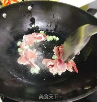油菜炒肉