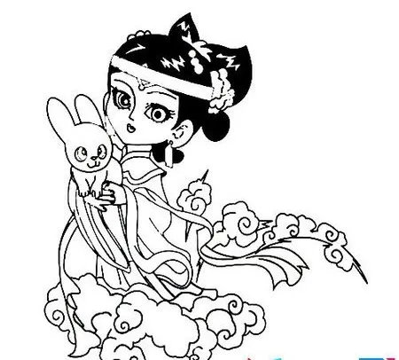 小学生中秋节图画