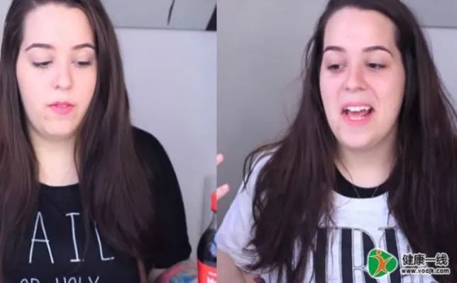 女子用可乐洗头吹干后奇迹出现了（图）
