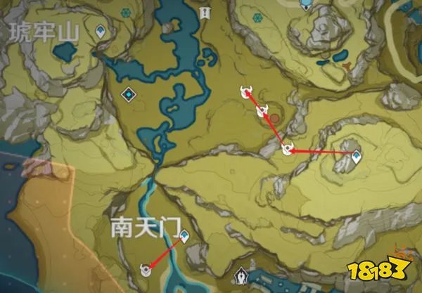 原神优菈突破材料在哪采集 优菈突破材料采集路线图