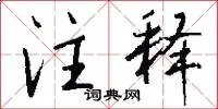 注释