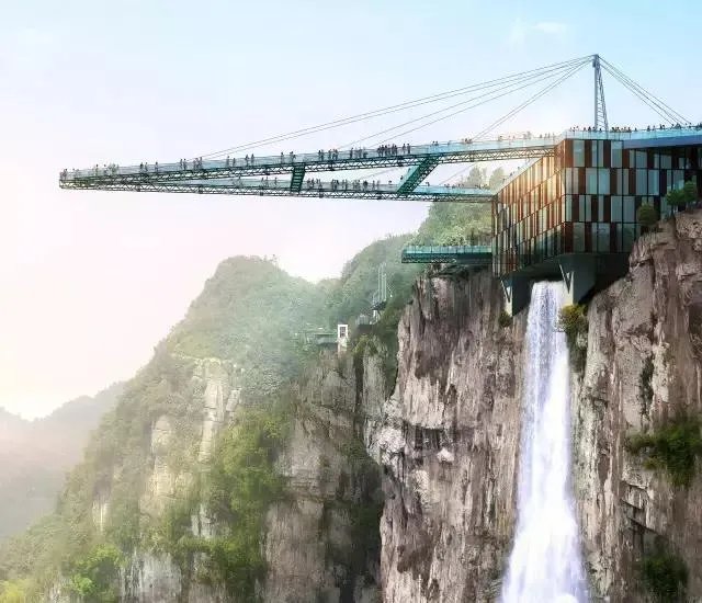 重庆现高80米吓破胆的“天空悬廊”是怎么建的？
