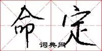 命定