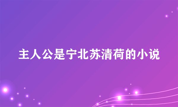 主人公是宁北苏清荷的小说