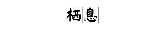 “栖息”的近义词是什么？