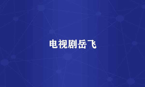 电视剧岳飞