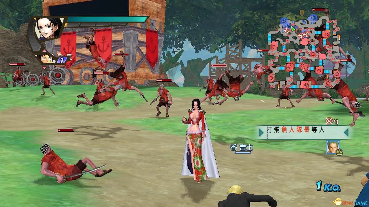 海贼无双3 PC版女帝和罗宾人物替换MOD MOD替换人物