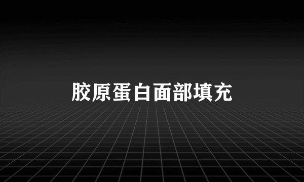 胶原蛋白面部填充