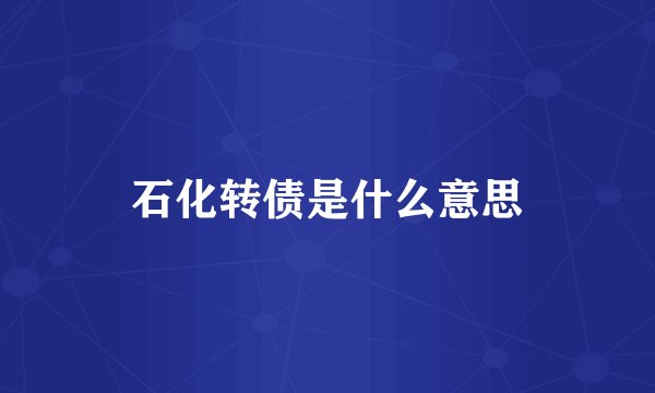 石化转债是什么意思