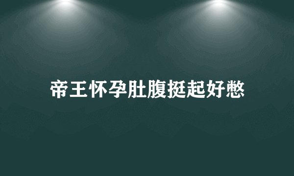 帝王怀孕肚腹挺起好憋
