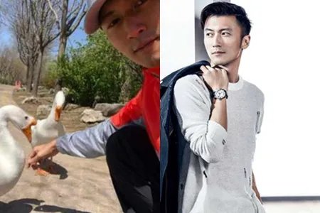 谢霆锋晒与鹅自拍 手游代言正式开服
