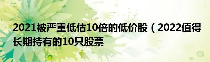 2021被严重低估10倍的低价股（2022值得长期持有的10只股票
