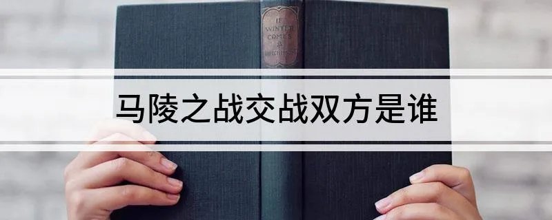马陵之战交战双方是谁