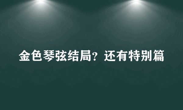 金色琴弦结局？还有特别篇