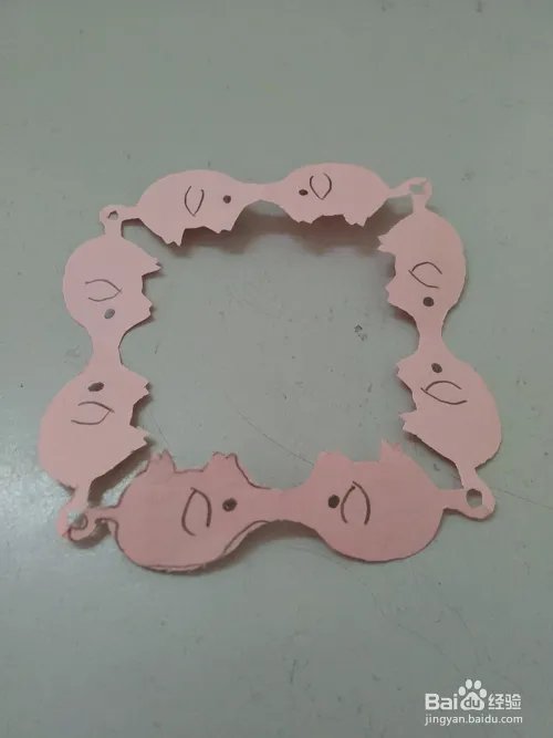 八只小猪怎么剪