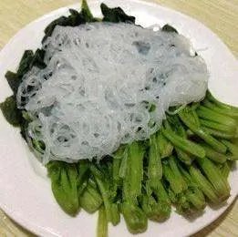 珍选捞汁菠菜粉丝的做法步骤图，怎么做好吃