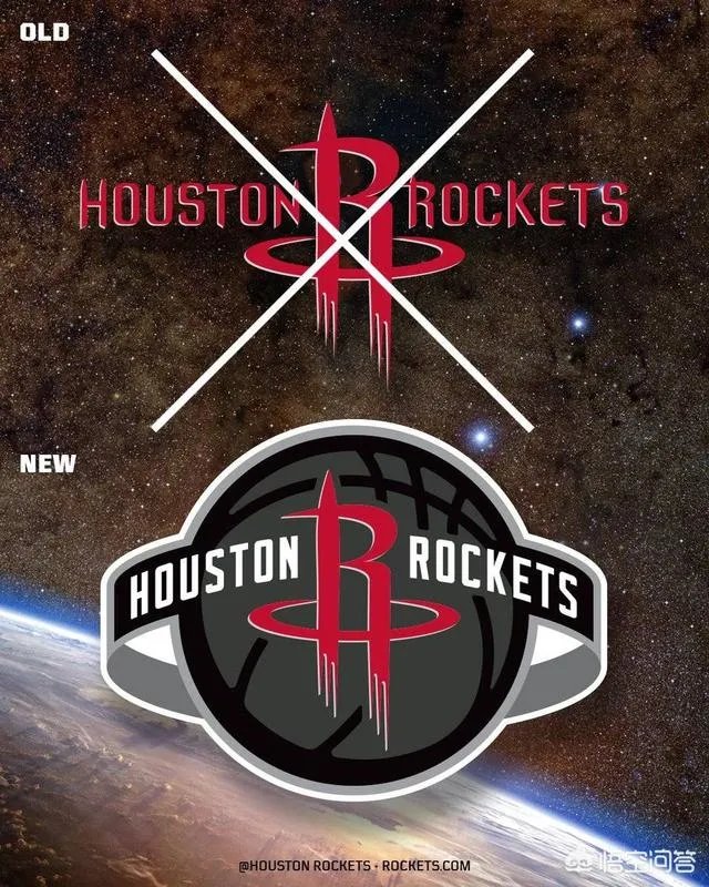 NBA火箭队跟风CBA更换新队标,新队标是否更好看了?