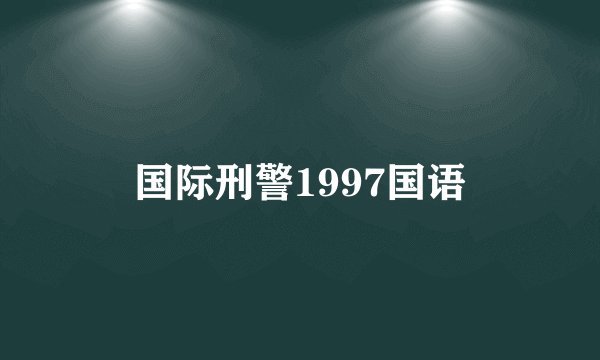 国际刑警1997国语
