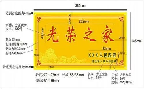 军属光荣牌应该放哪里