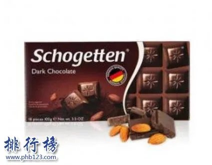 什么牌子的黑巧克力最好吃?全球黑巧克力品牌排行