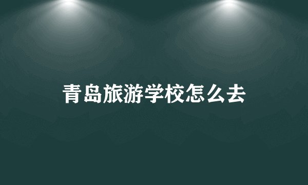 青岛旅游学校怎么去