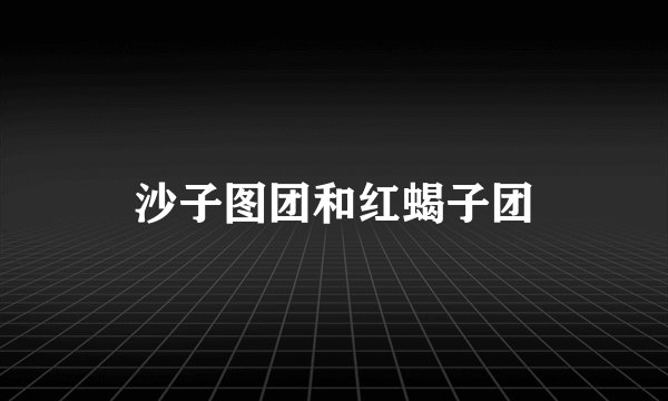 沙子图团和红蝎子团
