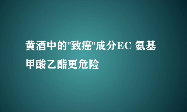 黄酒中的