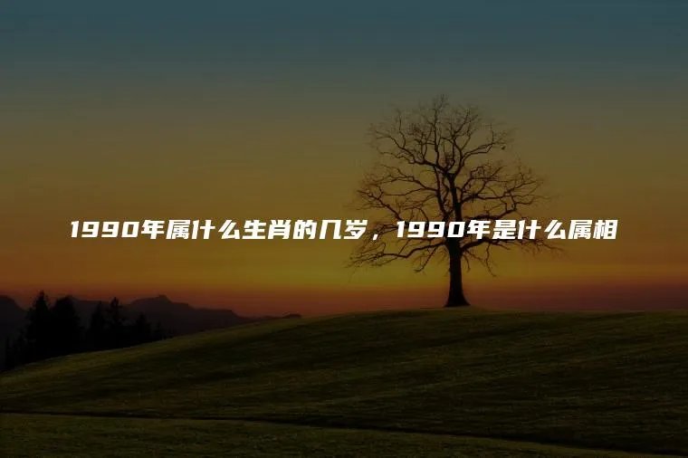 1990年属什么生肖的几岁，1990年是什么属相