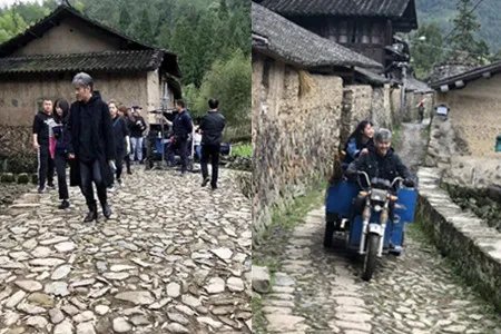 吴秀波拍戏被偶遇  秒变农村大叔