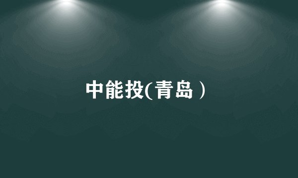 中能投(青岛）