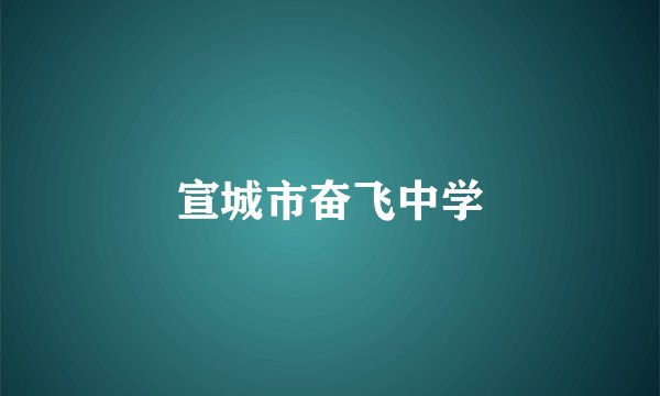 宣城市奋飞中学