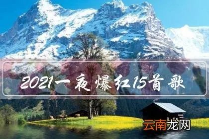 2021一夜爆红15首歌曲？2021最好听的歌曲